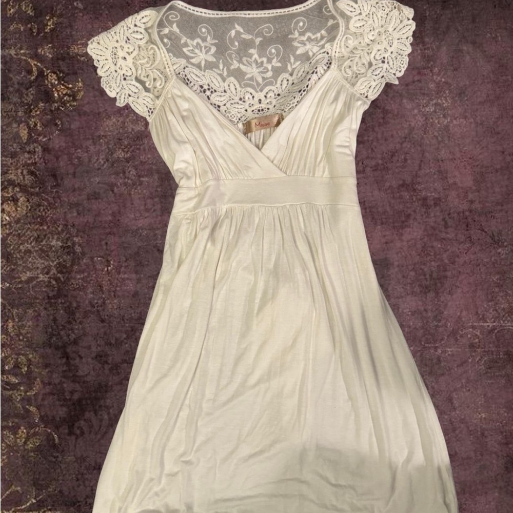 Mazzy Star True Vintage White Lace Dress